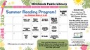 Summer Reading Program Color Our World 2025