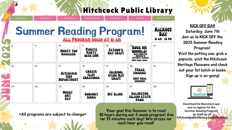 Summer Reading Program Color Our World 2025 Summer Reading Program Color Our World 2025